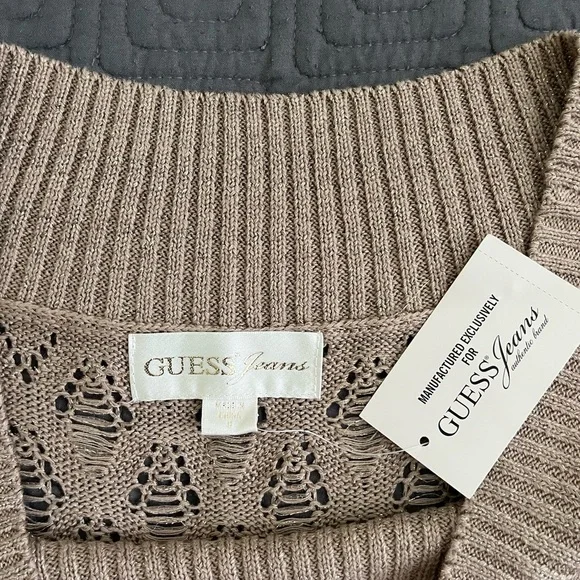 GUESS Gold Nomad Knit Sweater - Picture 4 of 4